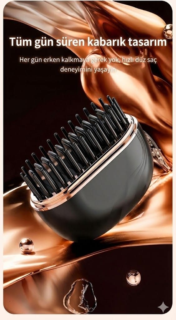 Techessa Hairjet: Kablosuz Saç Düzleştirici (Cep Boy) - Görsel 2