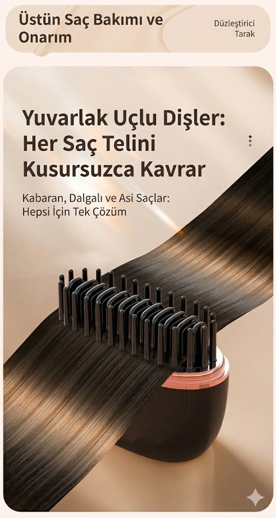 Techessa Hairjet: Kablosuz Saç Düzleştirici (Cep Boy) - Görsel 7